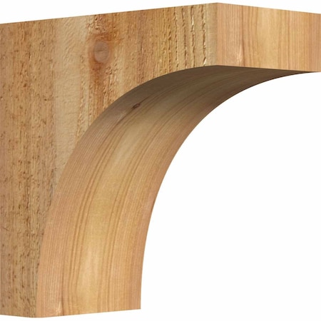 Ekena Millwork Huntington Rough Sawn Corbel, Western Red Cedar, 4"W x 8"D x 8"H COR04X08X08HUN00RWR